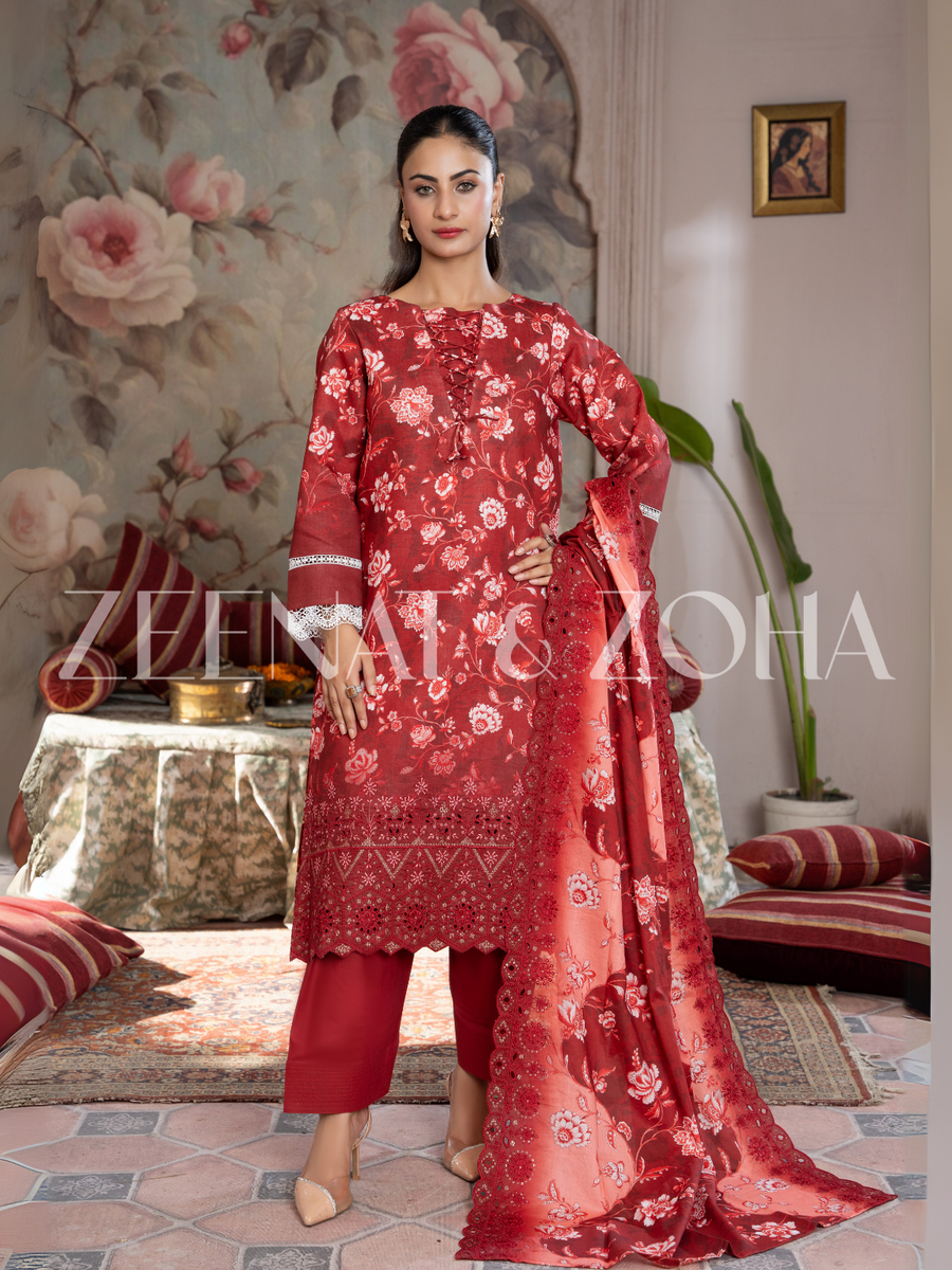 Jazmira Embroidered Farshi Salwar Set