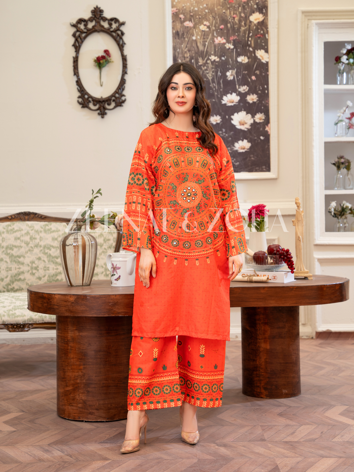 Sindhi Mandala – Orange Edition